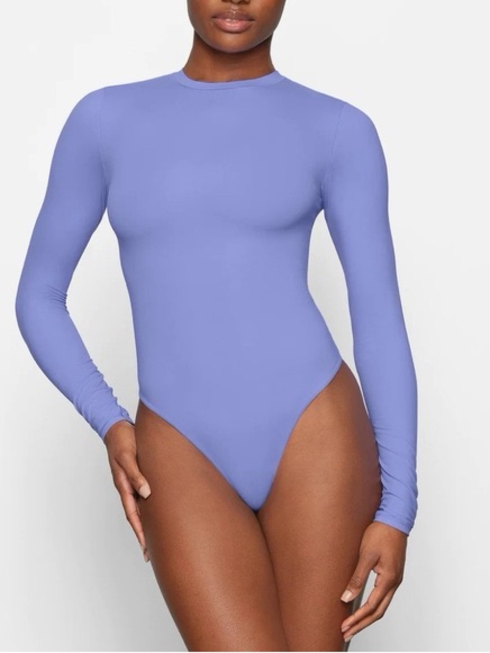 SKIMS Periwinkle Crewneck Bodysuit